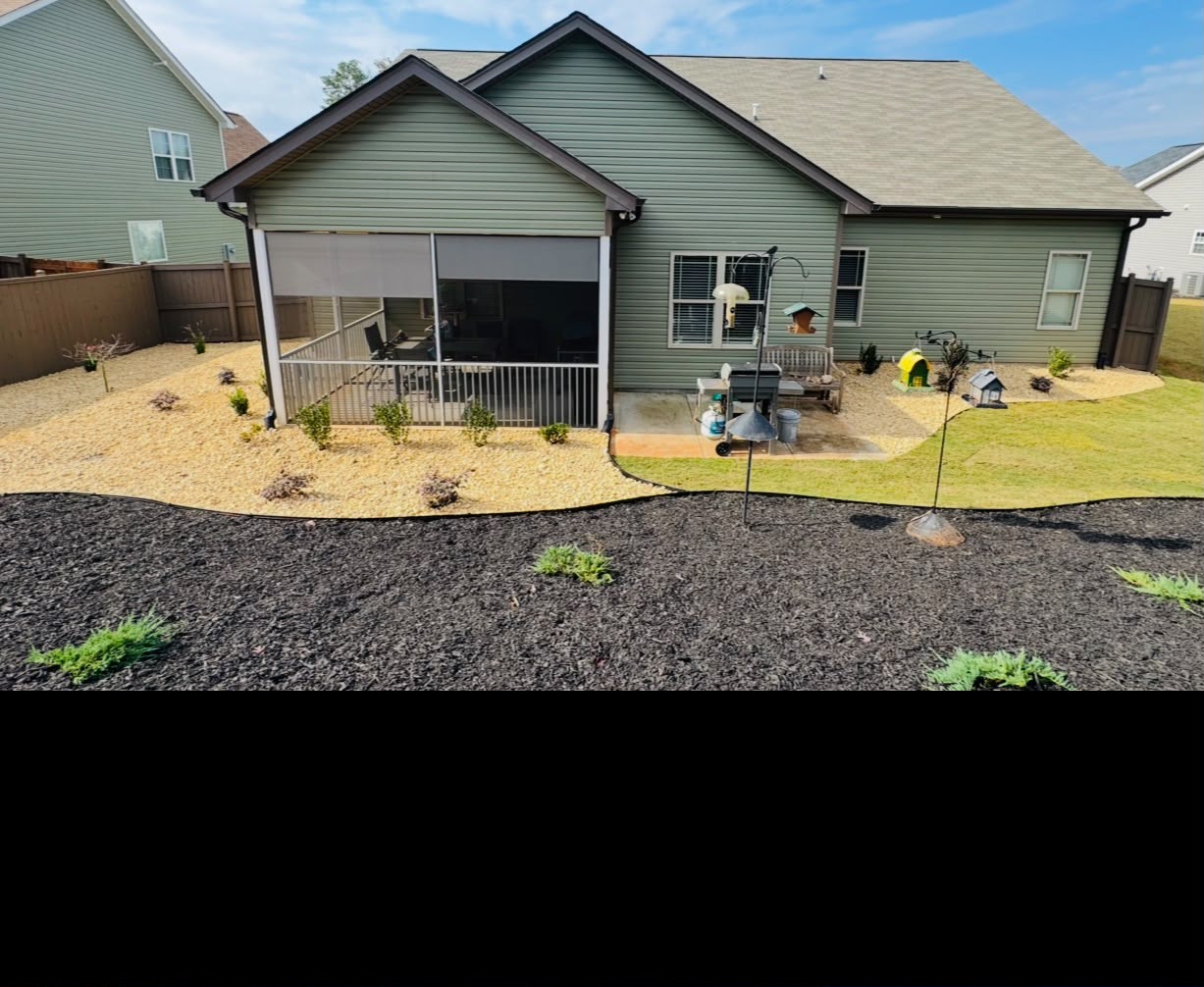 Project 1 after landscaping work