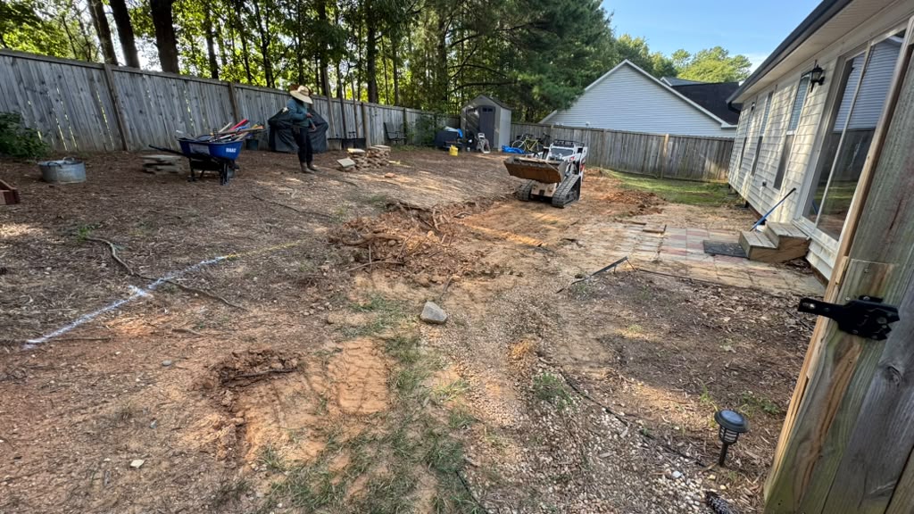 Project 3 before landscaping work