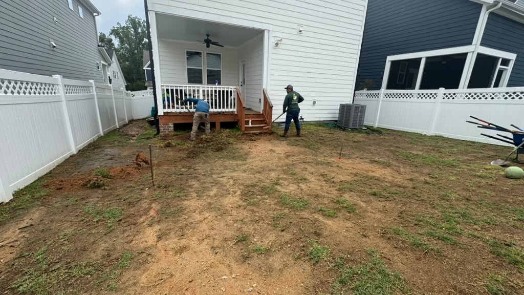 Project 4 before landscaping work